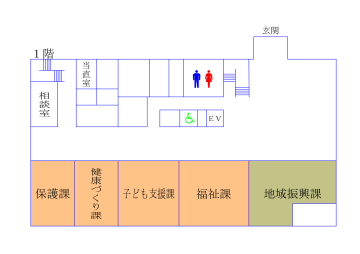 千々石総合支所1階